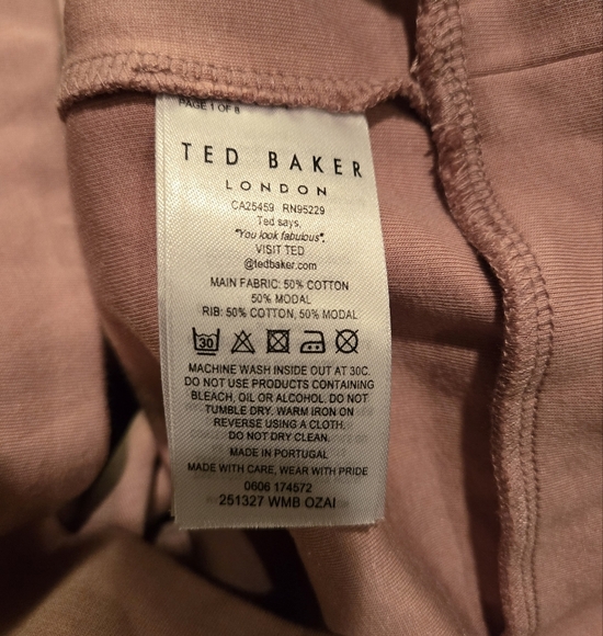$259 Ted Baker Pink Ozai Sweatshirt with Ruffles US 6 - Picture 4 of 5